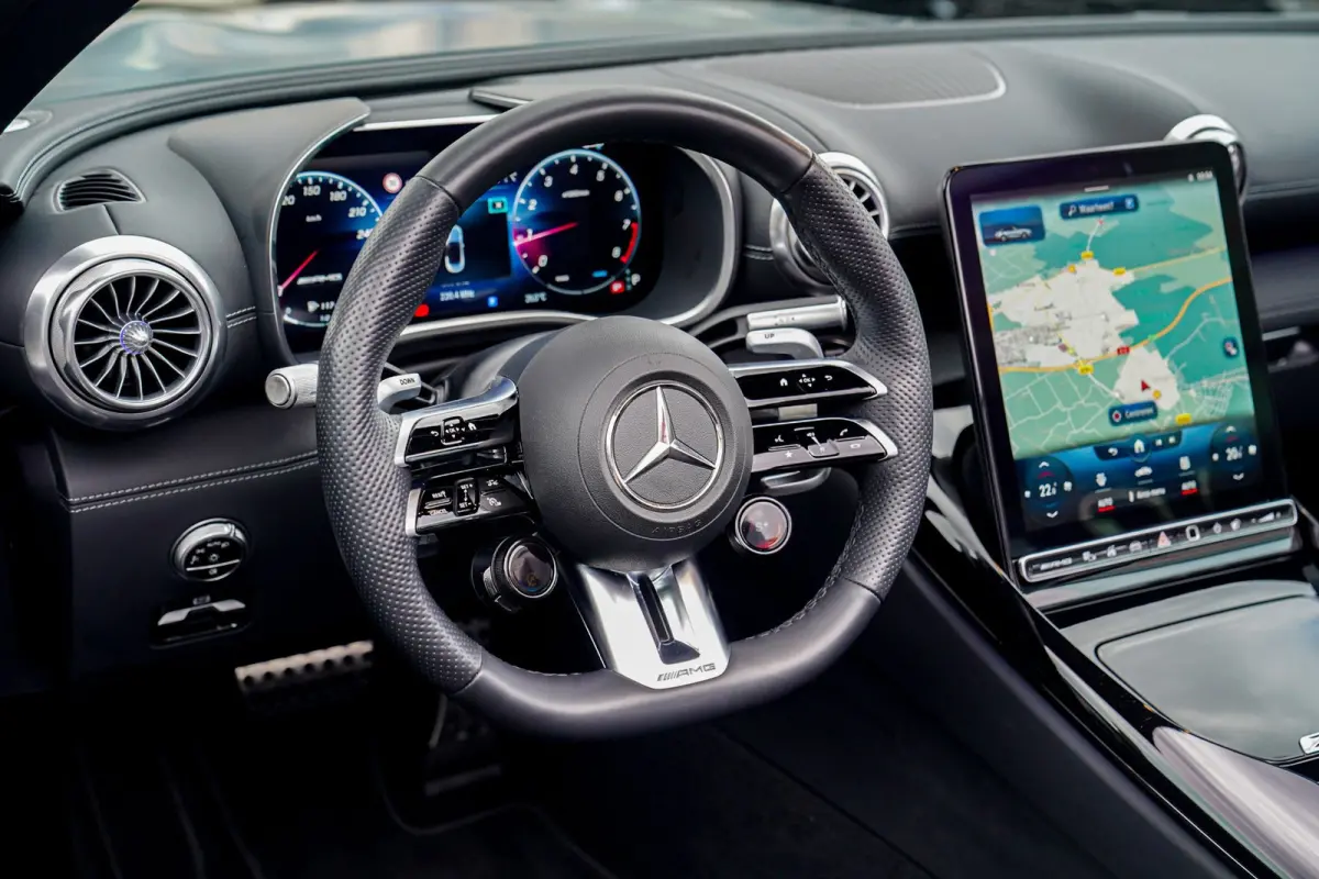 Roadster AMG 43 | Burmester | Digital Light | Parktronic | Sport uitlaat | Stoelkoeling | Nekverwarming |
