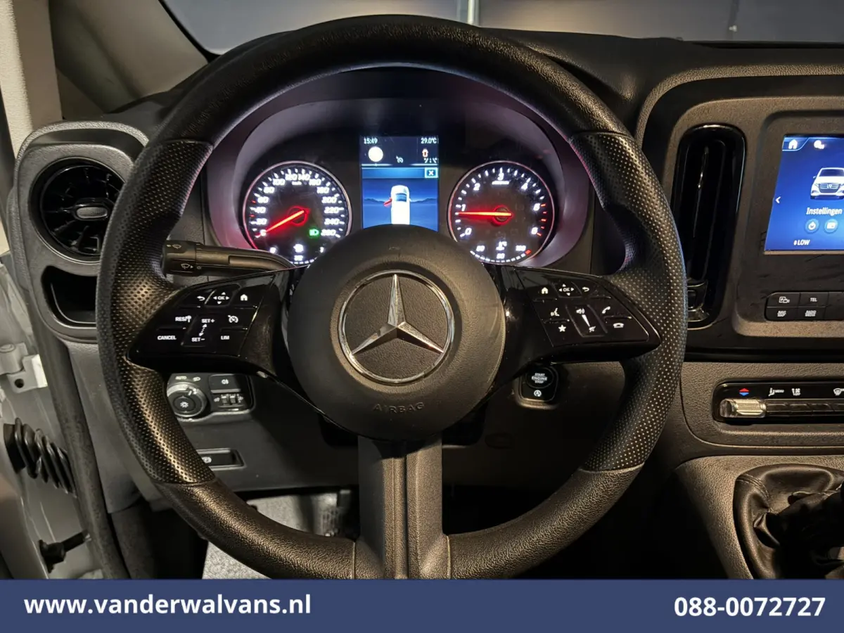116 CDI 164pk 2025 Model L2H1 Euro6 Airco | Navigatie | Camera | Adaptieve Cruisecontrol Stoelverwarming, Parkeersensoren, Bijrijdersbank
