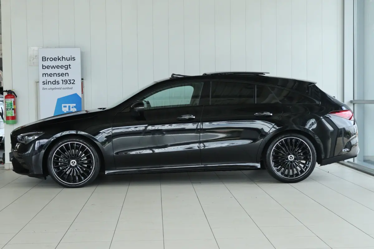 200 AMG Line | Adapt. Cruise | Burmester Surround | Head-up | 360 Camera | Memory | Schuifdak | Stoelverwarming | MATRIX | Keyless | Navi
