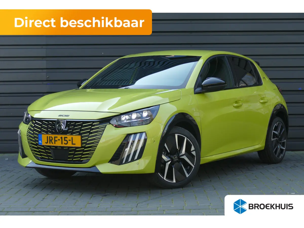 GT | Armsteunen op de voorportieren bekleed met kunstleder met groen sierstiksel (GT-Line) | Climate Control | Dashboard en deurpanelen in kunststof met carboneffect