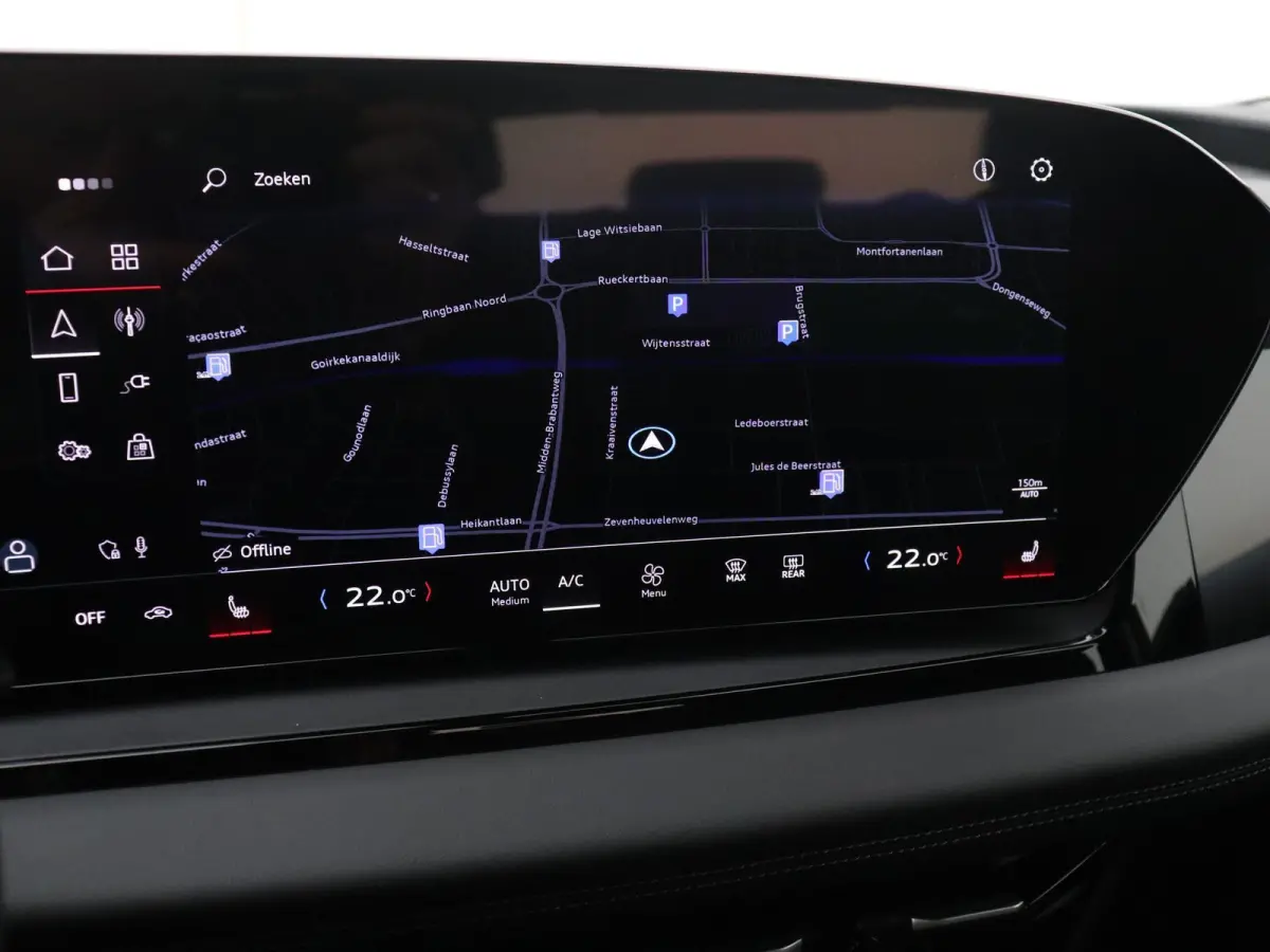 Advanced edition performance 100 kWh 306 PK | Navigatie | Omgevingscamera’s | Elektrisch instelbare stoelen | MMI Bijrijdersscherm | Leder-kunstlederen sportstoelen | Matrix Ledkoplampen| 