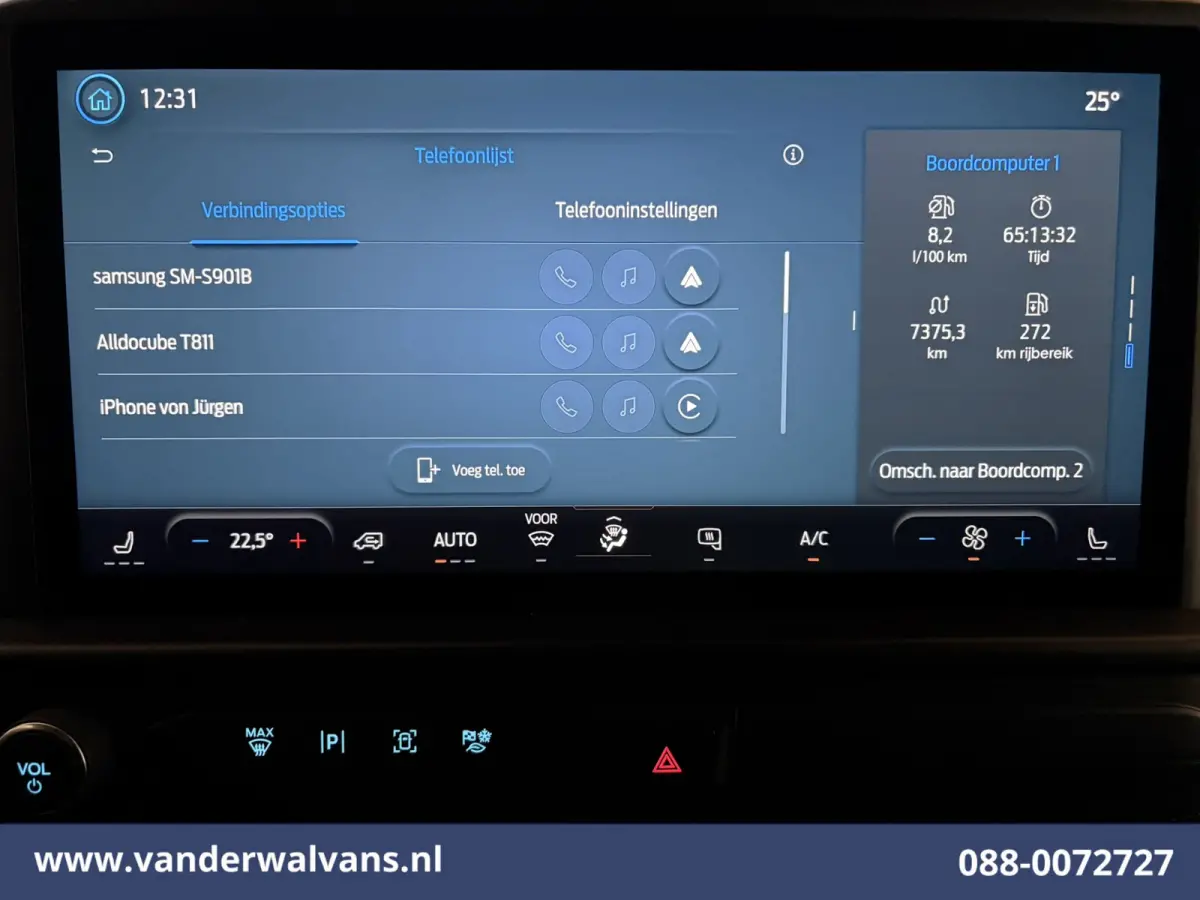 2.0 TDCI 136pk L1H1 Euro6 Airco | Camera | Navigatie | LED | Apple Carplay | Adaptieve Cruisecontrol Android Auto, Verwarmde voorruit, Stoelverwarming, Parkeersensoren, Bijrijdersbank, 2590k