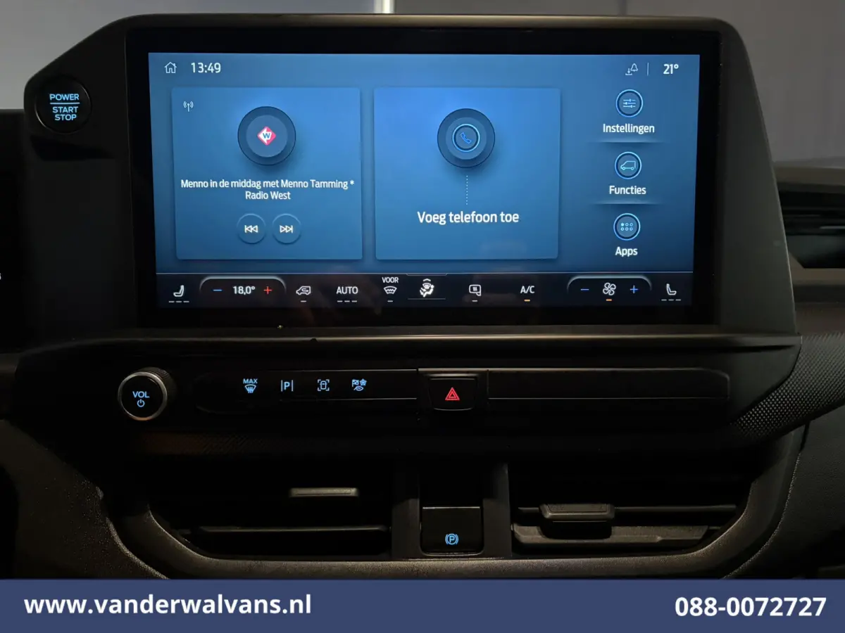 2.0 TDCI 136pk L1H1 Euro6 Airco | Camera | Apple Carplay | LED | Cruisecontrol Android Auto, Verwarmde voorruit, Stoelverwarming, Parkeersensoren, Bijrijdersbank, 2740kg trekvermogen