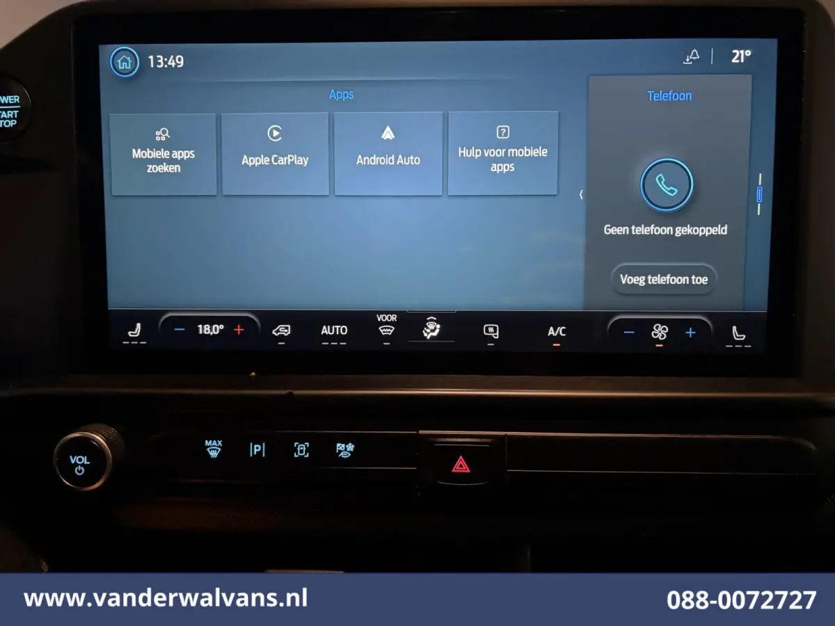 2.0 TDCI 136pk L1H1 Euro6 Airco | Camera | Apple Carplay | LED | Cruisecontrol Android Auto, Verwarmde voorruit, Stoelverwarming, Parkeersensoren, Bijrijdersbank, 2740kg trekvermogen