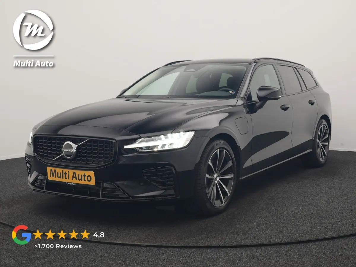 T6 AWD Plus Dark LONG RANGE PHEV 350pk Dealer O.H. | Trekhaak Af Fabriek | Adaptive Cruise | Camera | Harman / Kardon | Lederen Sportstoelen Memory & Verwarmd | Google Assistent | Stuur Verw