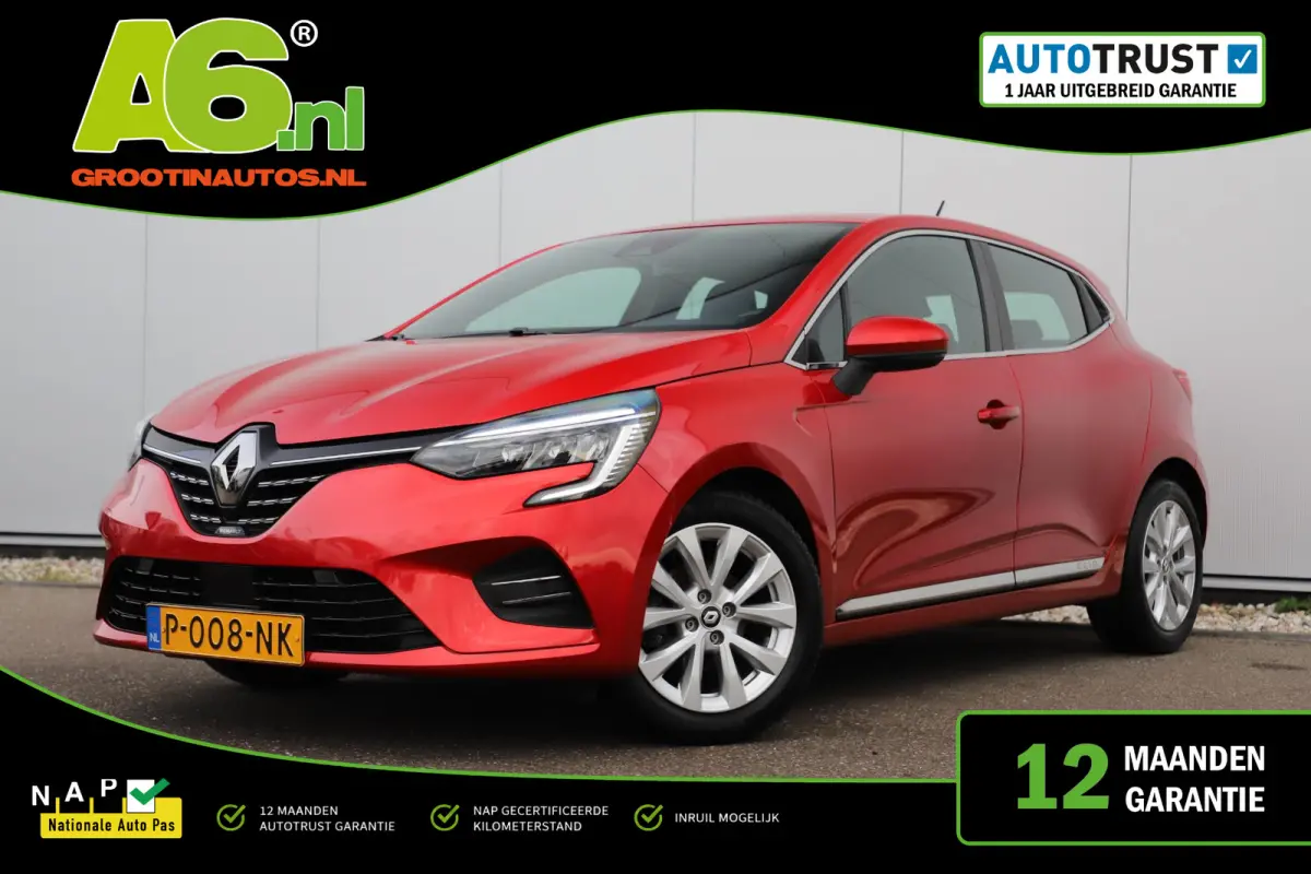 1.0 TCe Intens Half Leder 16 inch LMV LED Navigatie Achteruitrijcamera Carplay Android Climate Cruise Control Sfeerverlichting