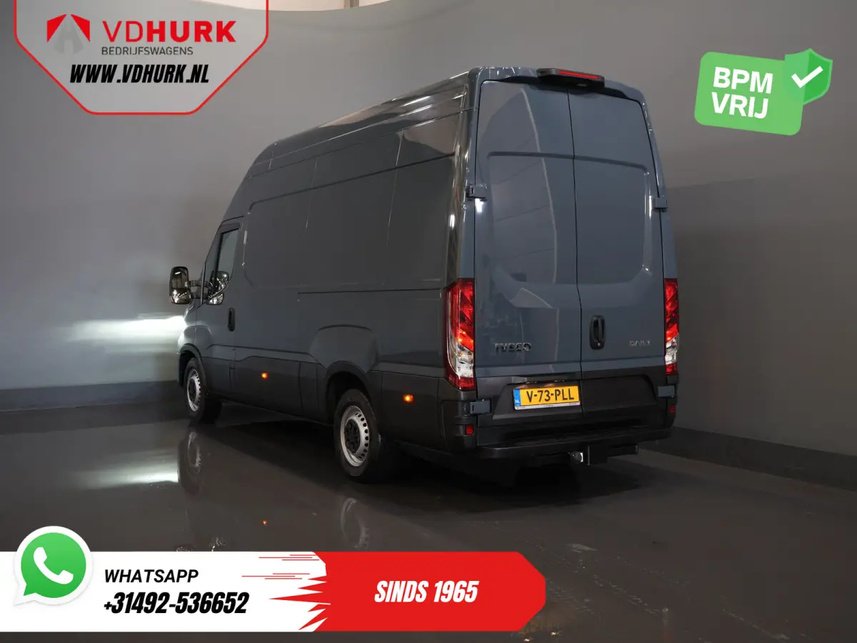 (Iveco Daily) 35S21HV 3.0 180 pk Aut. L2H3 LED/ 3.5t Trekverm./ Adapt.Cruise/ Carplay/ Gev.Stoel./ Climate/ Navi/ Camera/ Trekhaak