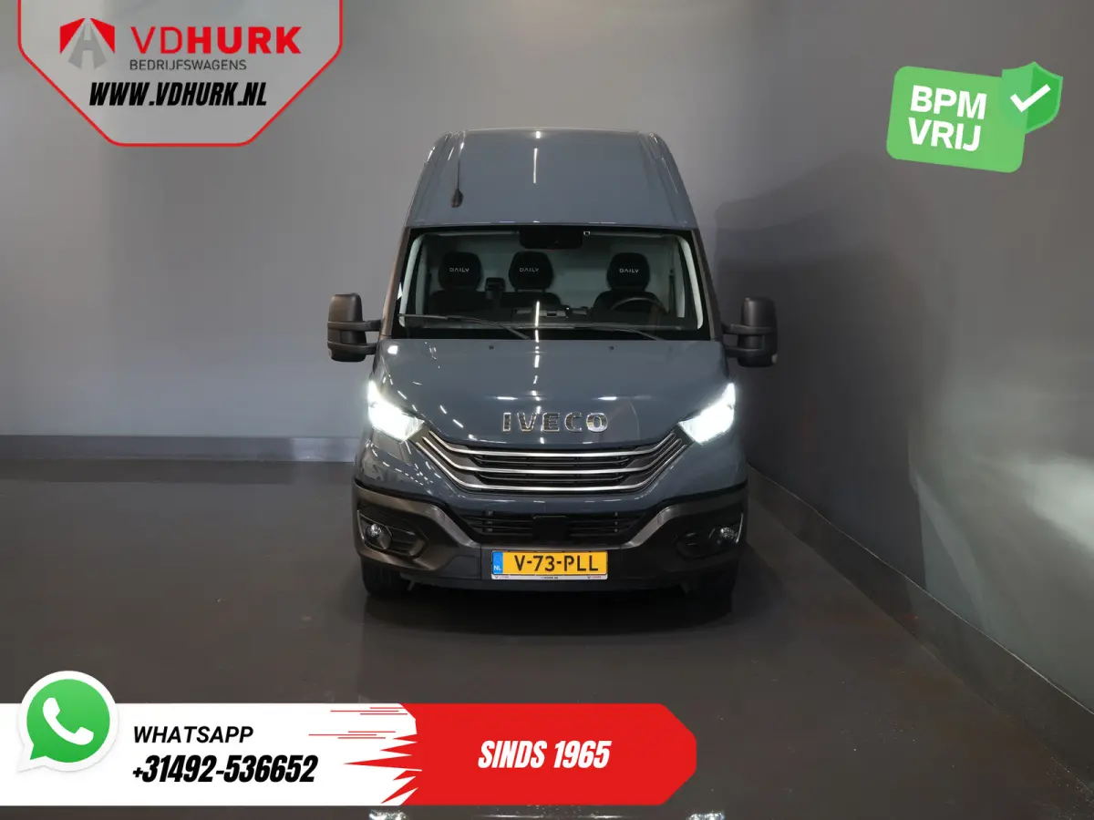 (Iveco Daily) 35S21HV 3.0 180 pk Aut. L2H3 LED/ 3.5t Trekverm./ Adapt.Cruise/ Carplay/ Gev.Stoel./ Climate/ Navi/ Camera/ Trekhaak