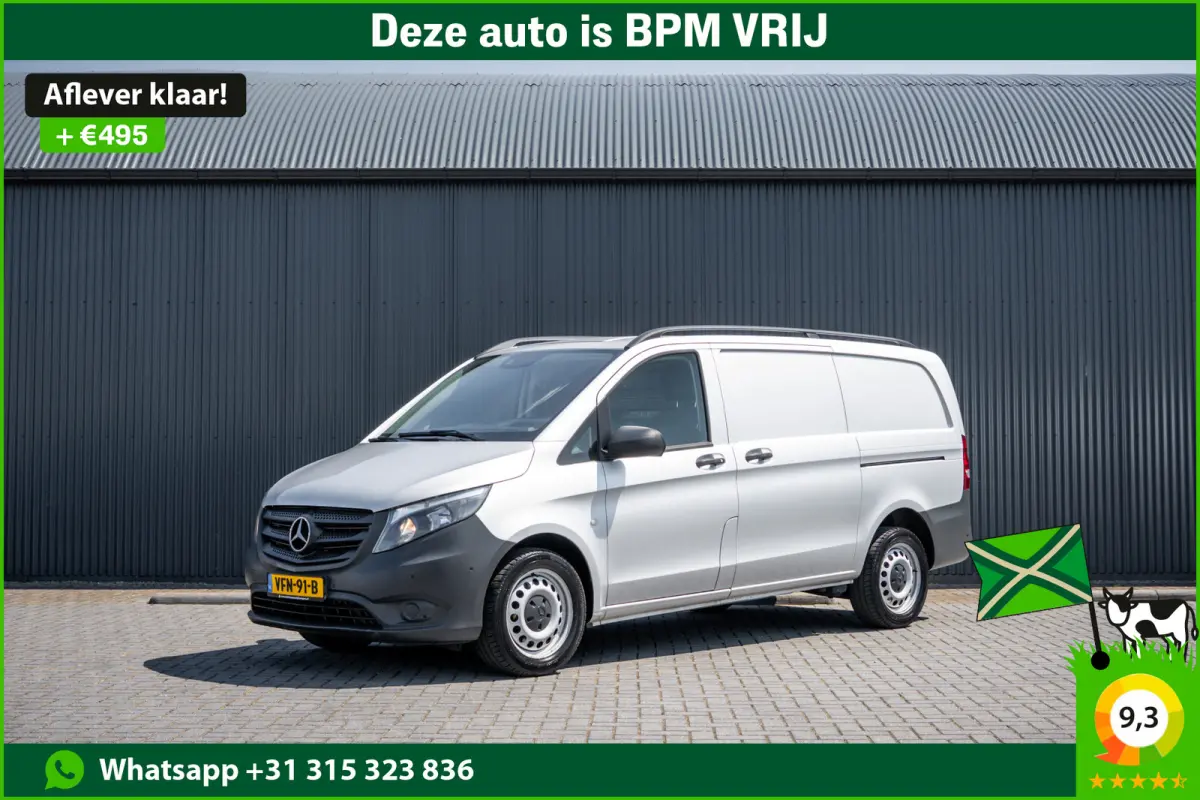 114 CDI | 136 PK | Automaat | Camera | Cruise | PDC | Zijschuifdeur R+L | Airco
