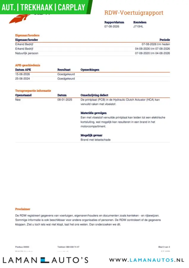 1.6 GDi Hybrid DynamicLine Aut. | CarPlay Trekhaak ECC ACC 16" LMV PDC Metallic | Hybrid Voorschoten