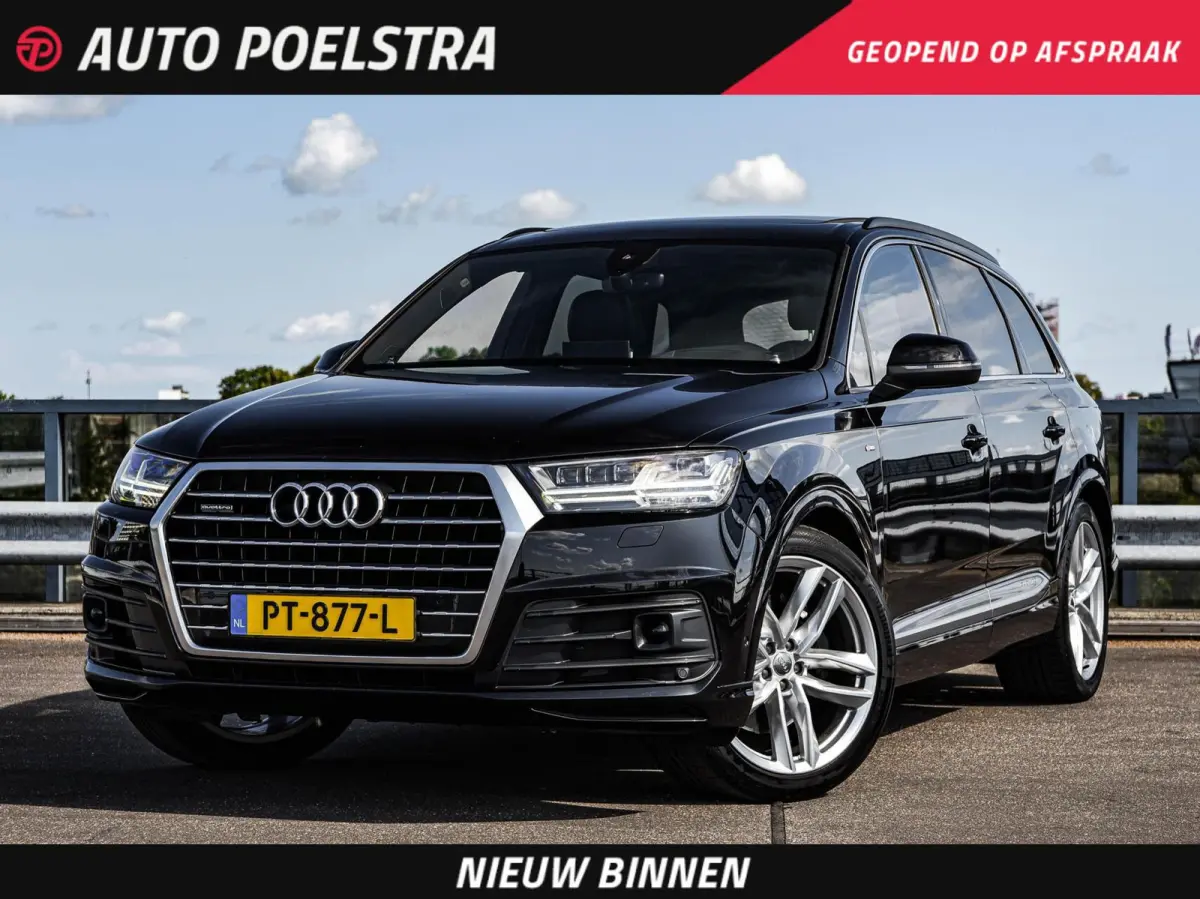 3.0 TFSI quattro S-Line Panoramadak B&O Advanced Nachtzicht Luchtvering Leder ACC HUD Virtual Cockpit Soft-Close Achterasbesturing Trekhaak 21"