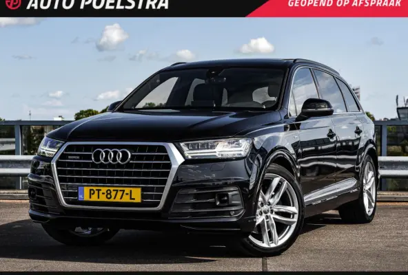 3.0 TFSI quattro S-Line Panoramadak B&O Advanced Nachtzicht Luchtvering Leder ACC HUD Virtual Cockpit Soft-Close Achterasbesturing Trekhaak 21"