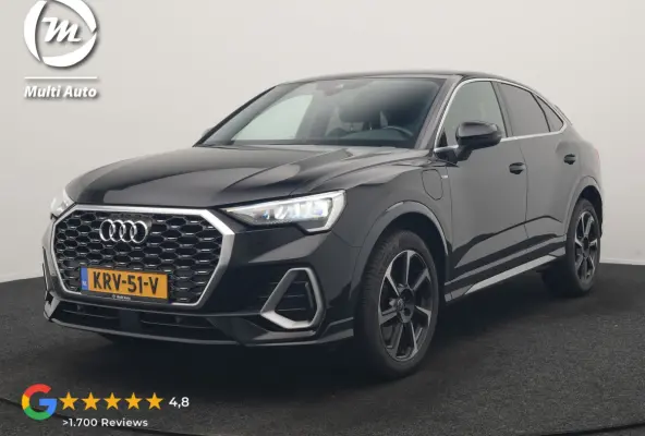 45 TFSI e 2x S Line PHEV 245pk Dealer O.H. | Trekhaak Af Fabriek | Blis | Sportstoelen Verwarmd | Apple Carplay | Sfeerverlichting | Navigatie | DAB | 19"L.M | Virtual | Plug In Hybrid |