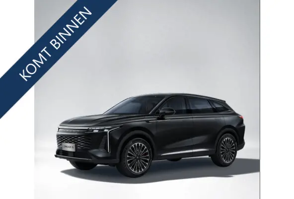 1.5T-GDi SHS-P 145 KM ELEKTRISCH | 538 PK | MAT ZWART NIEUWE OMODA 9 PREMIUM AWD 4WD 4X4