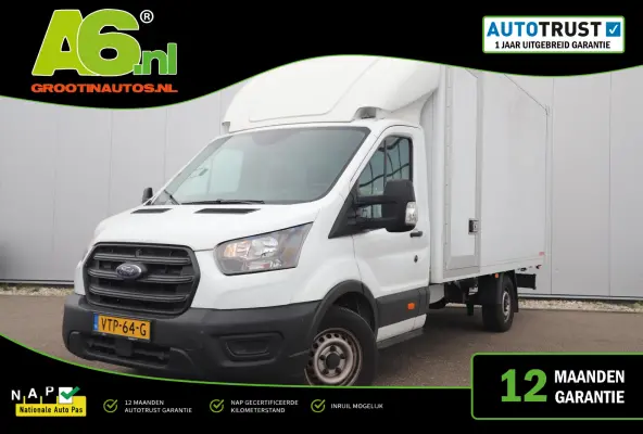 350 2.0 TDCI L5H1 Ambiente Skeletal 129PK Bakwagen Meubelbak Spouwmuurisolatie Inrichting bakwagen Airco Radio Bluetooth