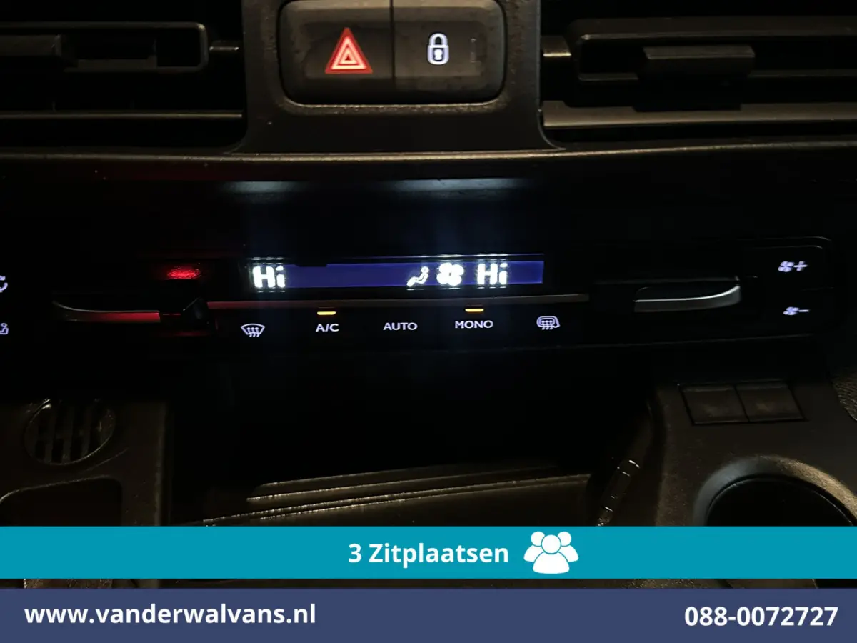 1.5D 102pk L1H1 Euro6 Airco | 3-Zits | Camera | Navigatie | Apple Carplay | 1500kg Trekhaak | Cruisecontrol Android Auto, Parkeersensoren, Bijrijdersbank