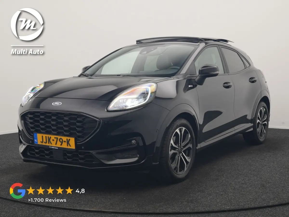 1.0 EcoBoost ST-Line X 168pk Dealer O.H | Trekhaak Afn. | Panodak | Adaptive Cruise | Bang & Olufsen | Camera | Sportstoelen & Stuur Verwarmd | Keyless | Virtual | Navigatie | DAB | 17"L.M |