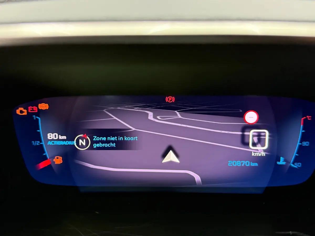 1.2 GT 3D virtual display, navigatie groot scherm