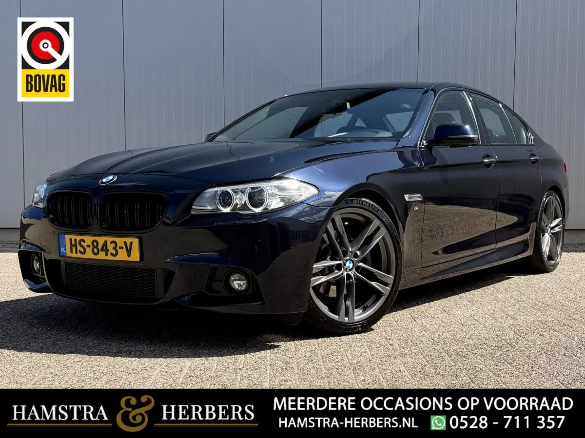 520i M-Sport pakket, blauw, automaat