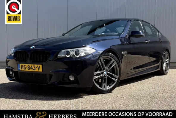 520i M-Sport pakket, blauw, automaat