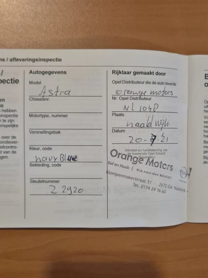 1.2 Business Elegance Dealer onderhouden!