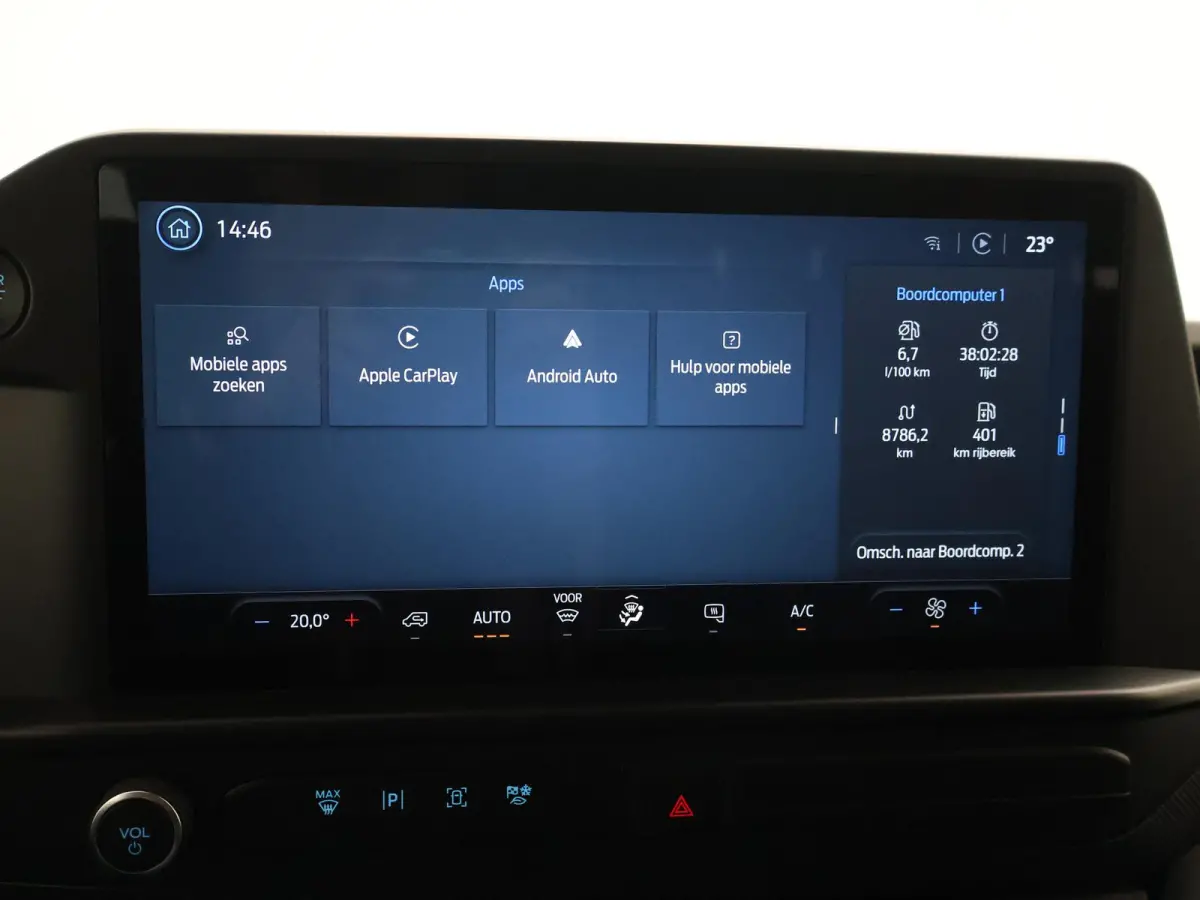 300 2.0 TDCI L2H1 6-PERS DUBBEL CAB. + TREKHAAK | CARPLAY | CAMERA