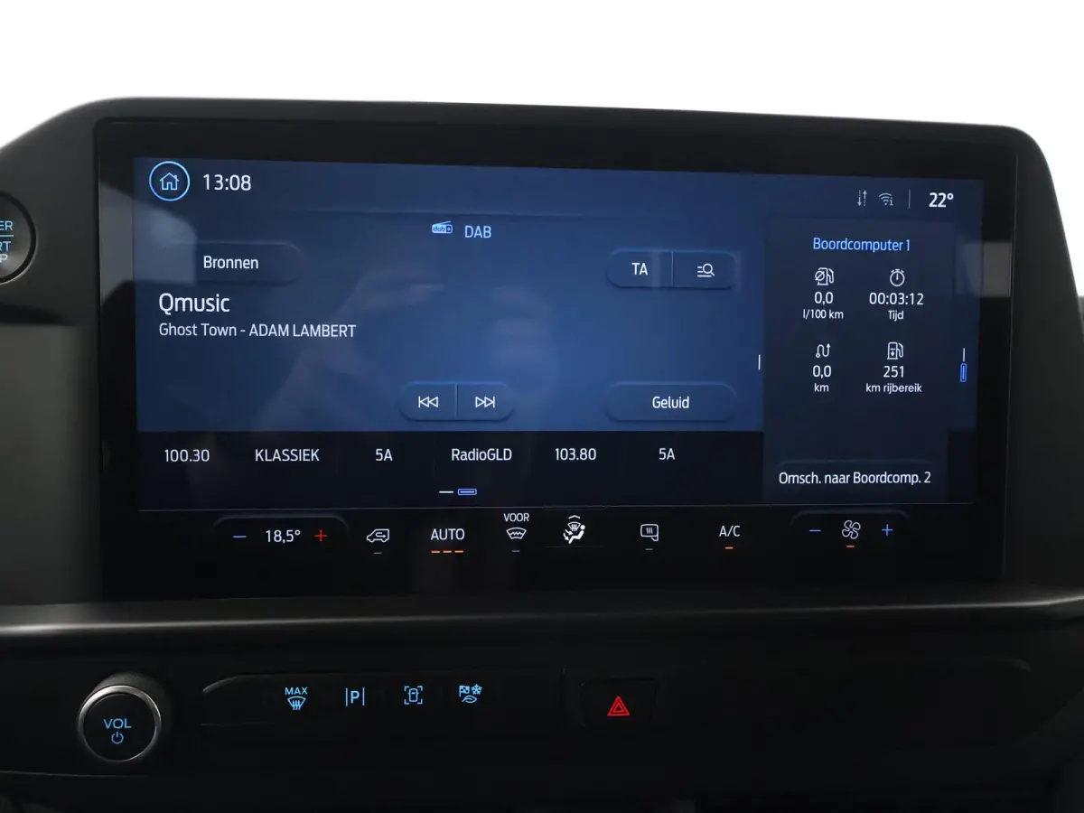 300 2.0 TDCI L2H1 6-PERS DUBBEL CAB. + TREKHAAK | CARPLAY | CAMERA