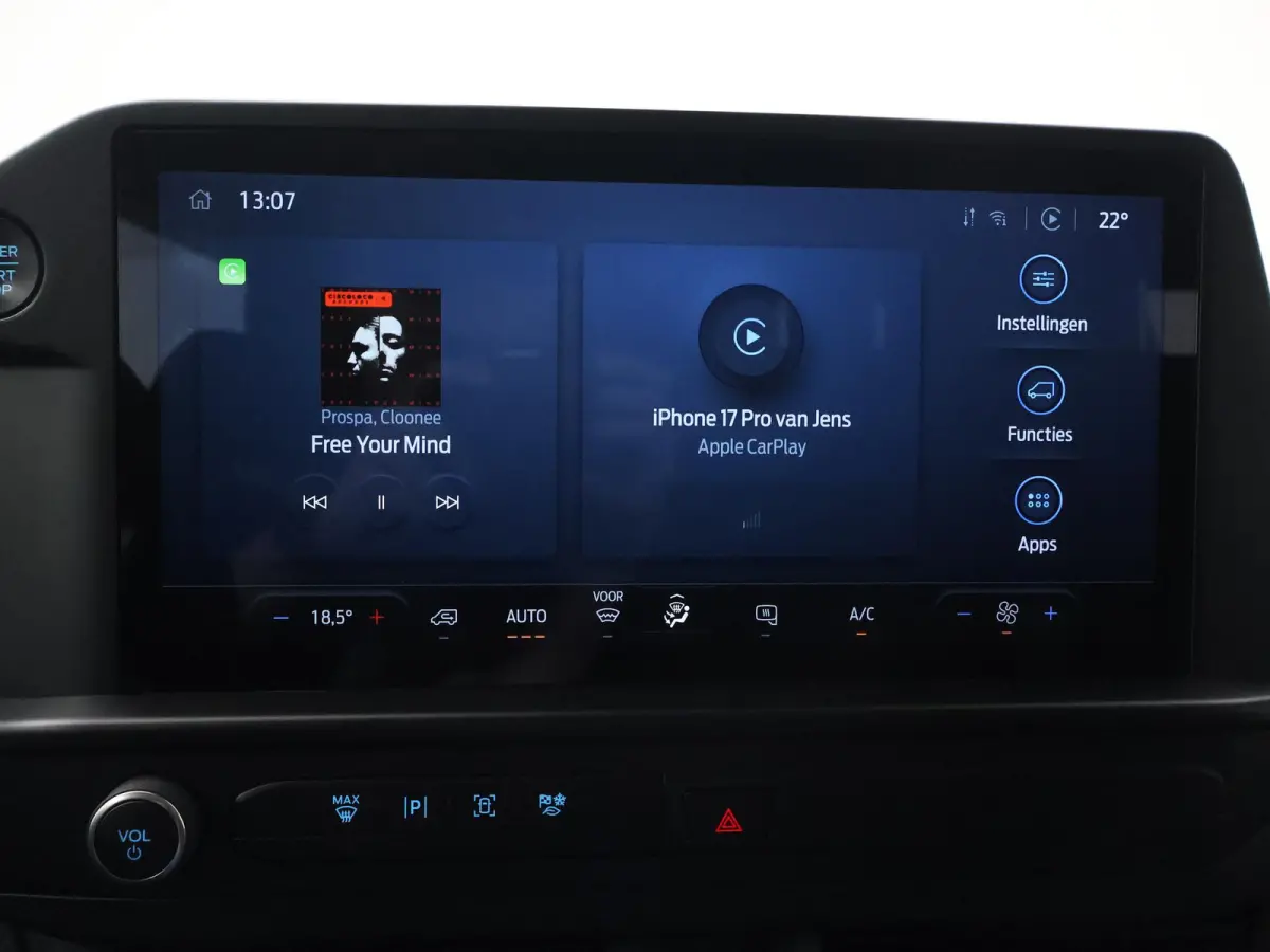 300 2.0 TDCI L2H1 6-PERS DUBBEL CAB. + TREKHAAK | CARPLAY | CAMERA