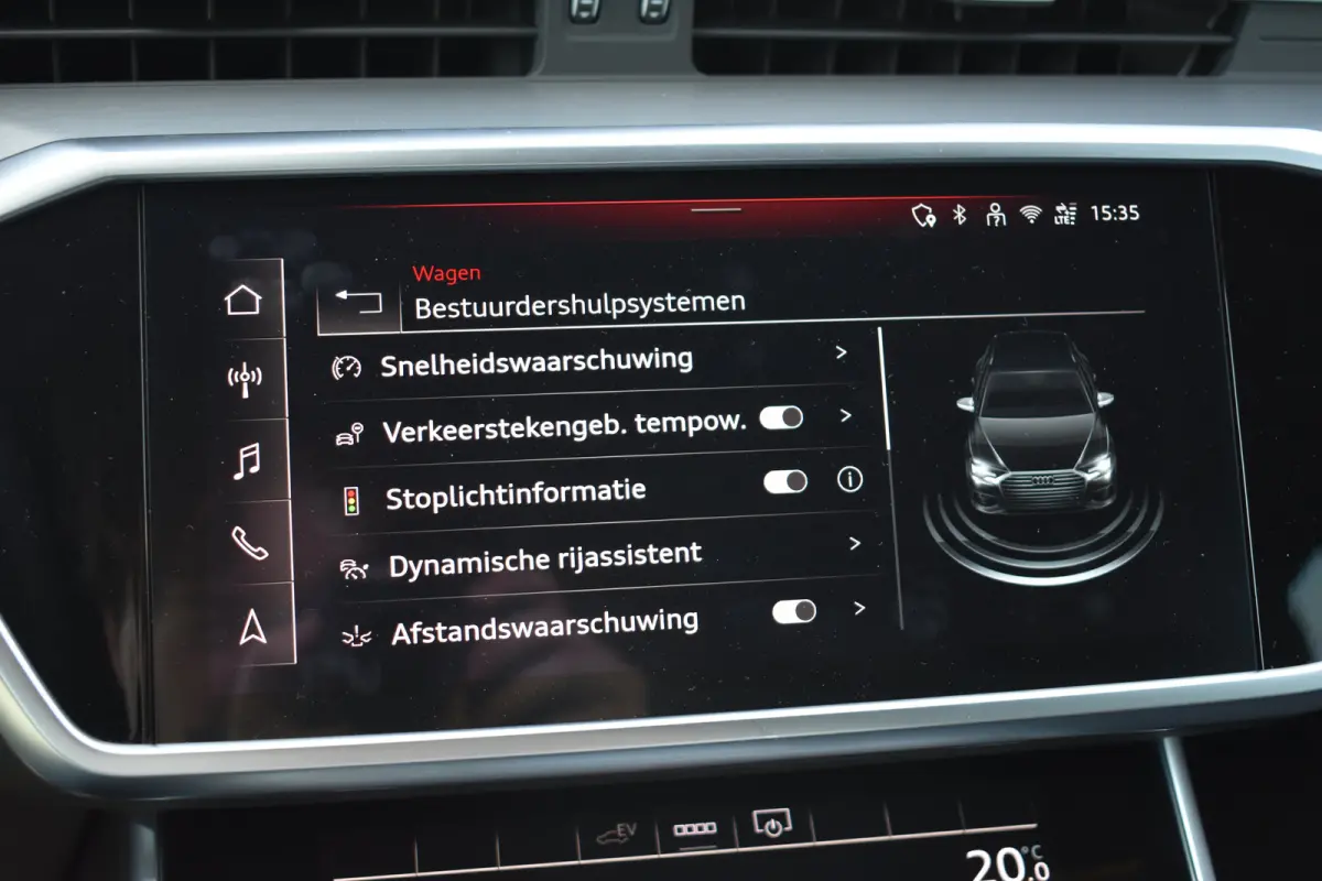 55 TFSI e 367PK quattro Competition | S-Line in- en exterieur | MMI Navigatie Plus | Schuif-kanteldak | Matrix LED | Wegklapbare trekhaak | Elektrische achterklep