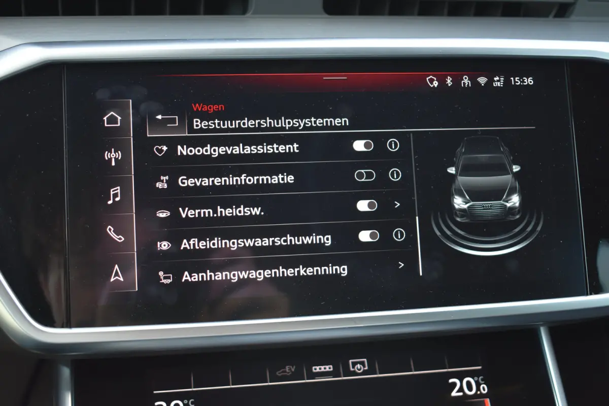 55 TFSI e 367PK quattro Competition | S-Line in- en exterieur | MMI Navigatie Plus | Schuif-kanteldak | Matrix LED | Wegklapbare trekhaak | Elektrische achterklep