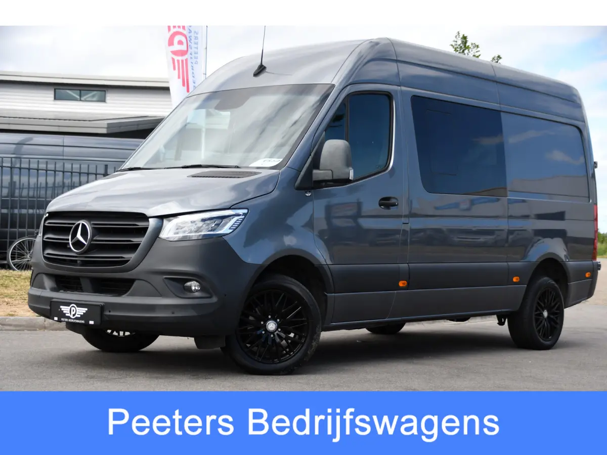 319 V6 3.0 CDI L2H2 DC PB Edition 360 Camera, Cruise, Carplay, Automaat, LED, Stoelverwarming, 10,5'' Mbux, Multimedia, Geveerde stoel, 190pk, Trekhaak, Uniek!