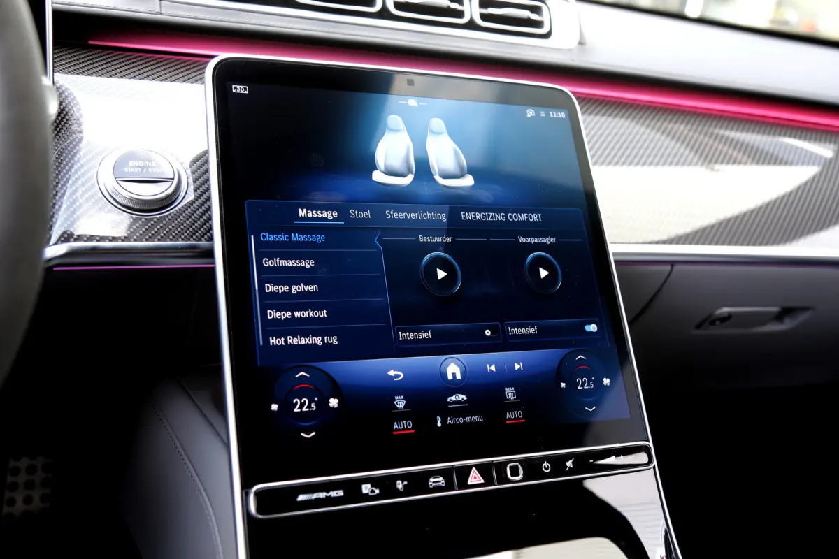 AMG 63 S E Performance 802PK Lang*BTW*Business Class pakket!/Carbon/Chauffeurspakket/Act. Sfeer/4D Burmester/Digital Light/Softclose/Achterasbest./Airmatic/Massage V+A/Stoelverw.V+A/Stoelkoe