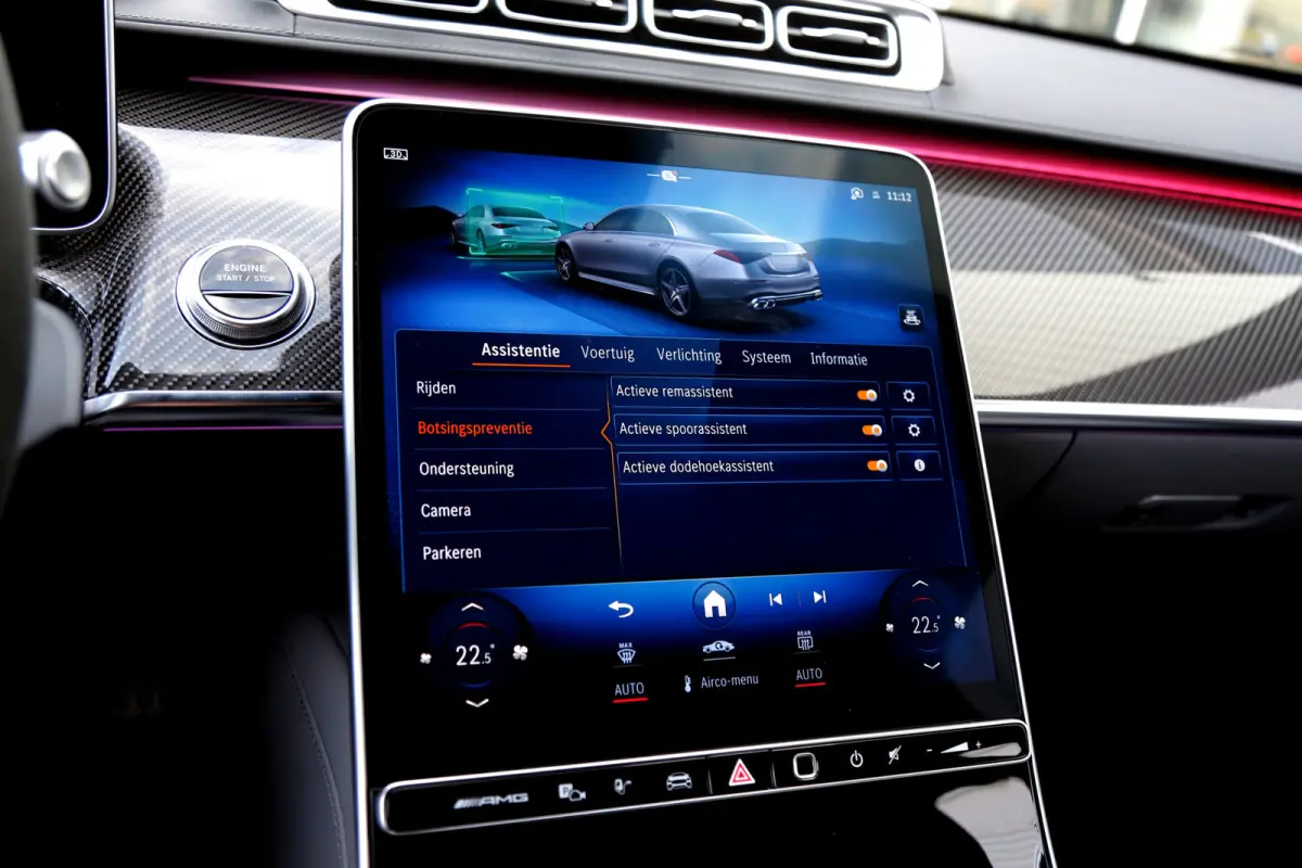 AMG 63 S E Performance 802PK Lang*BTW*Business Class pakket!/Carbon/Chauffeurspakket/Act. Sfeer/4D Burmester/Digital Light/Softclose/Achterasbest./Airmatic/Massage V+A/Stoelverw.V+A/Stoelkoe