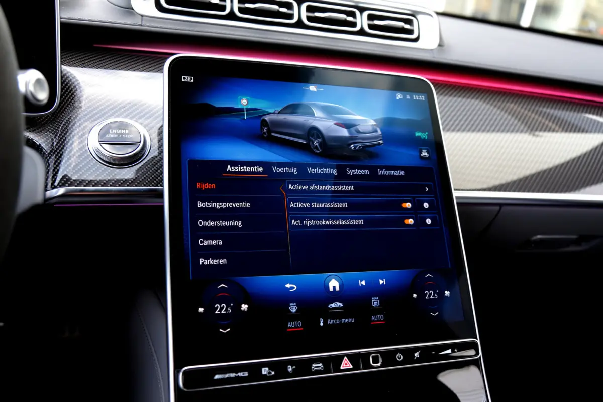 AMG 63 S E Performance 802PK Lang*BTW*Business Class pakket!/Carbon/Chauffeurspakket/Act. Sfeer/4D Burmester/Digital Light/Softclose/Achterasbest./Airmatic/Massage V+A/Stoelverw.V+A/Stoelkoe