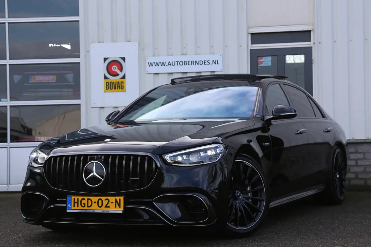 AMG 63 S E Performance 802PK Lang*BTW*Business Class pakket!/Carbon/Chauffeurspakket/Act. Sfeer/4D Burmester/Digital Light/Softclose/Achterasbest./Airmatic/Massage V+A/Stoelverw.V+A/Stoelkoe