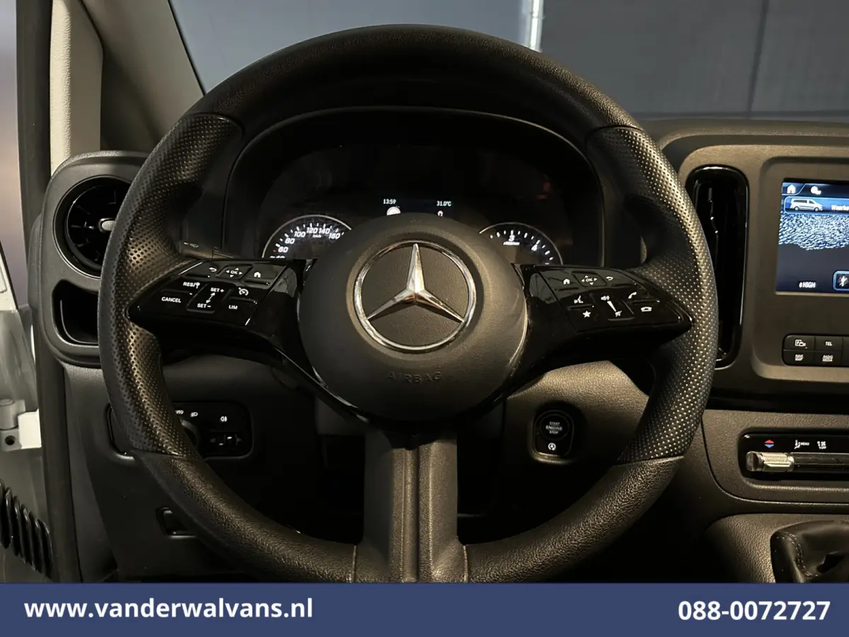 116 CDI 164pk L2H1 2025 MODEL Euro6 Airco | Camera | Navigatie | Adaptieve Cruisecontrol Stoelverwarming, Parkeersensoren, Bijrijdersbank
