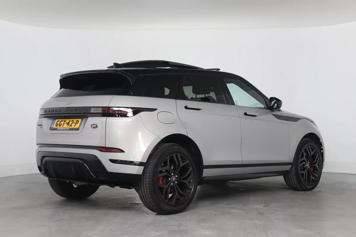 1.5 P300e AWD R-Dynamic HSE | SOH 96% | Panoramadak | Meridian | Adaptive Cruise | 360 Camera | Stoel-/Stuurverwarming | Elektr stoel + Mem | HUD | Full Led | Dealer Onderhouden