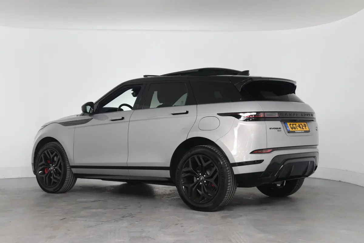1.5 P300e AWD R-Dynamic HSE | SOH 96% | Panoramadak | Meridian | Adaptive Cruise | 360 Camera | Stoel-/Stuurverwarming | Elektr stoel + Mem | HUD | Full Led | Dealer Onderhouden