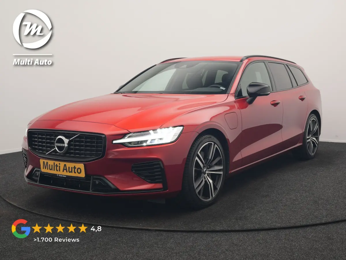 T6 Recharge AWD R-Design PHEV 340pk Dealer O.H | Trehaak Af Fabriek | Camera | Lederen Sportstoelen Memory & Verwarmd | Cruise Control | Pilot Assist | Apple Carplay | Keyless | Stuurverwarm