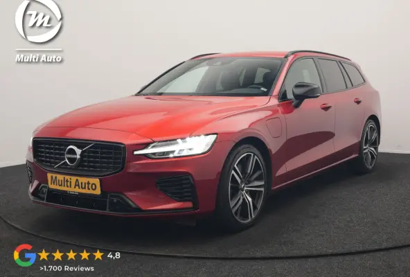 T6 Recharge AWD R-Design PHEV 340pk Dealer O.H | Trehaak Af Fabriek | Camera | Lederen Sportstoelen Memory & Verwarmd | Cruise Control | Pilot Assist | Apple Carplay | Keyless | Stuurverwarm