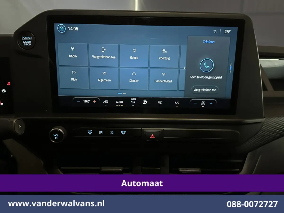 2.0 TDCI 136pk Automaat L1H1 Euro6 Airco | Camera | Apple Carplay | Cruisecontrol | LED | 2740kg trekhaak Android Auto, Parkeersensoren, Verwarmde voorruit, Bijrijdersbank