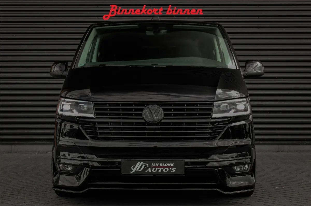 2.0 TDI L2H1 150PK BULLI DC DUBBEL CABINE MARGE BTW-VRIJ / LEIGHTONVANS BODYKIT/FULL OPTINS/LEDER FULLBLACK