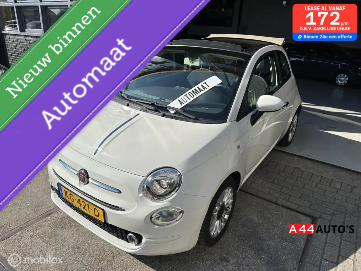 0.9 TwinAir Turbo Cabriolet*NL AUTO*NAP✅*AUTOMAAT*
