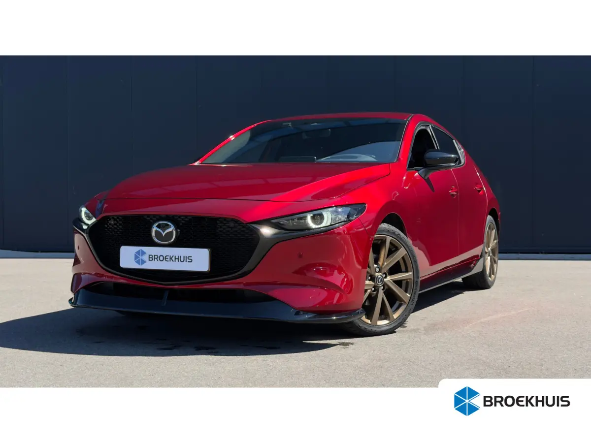 2.0 186pk e-SkyActiv-X M Hybrid Takumi | 360 Camera | Aero Pakket | Adaptive Cruise + Stuurhulp | Carplay | Dashcam | Keyless | Head-up | Lederen Bekleding | 18"