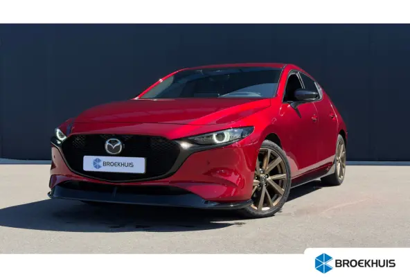 2.0 186pk e-SkyActiv-X M Hybrid Takumi | 360 Camera | Aero Pakket | Adaptive Cruise + Stuurhulp | Carplay | Dashcam | Keyless | Head-up | Lederen Bekleding | 18"