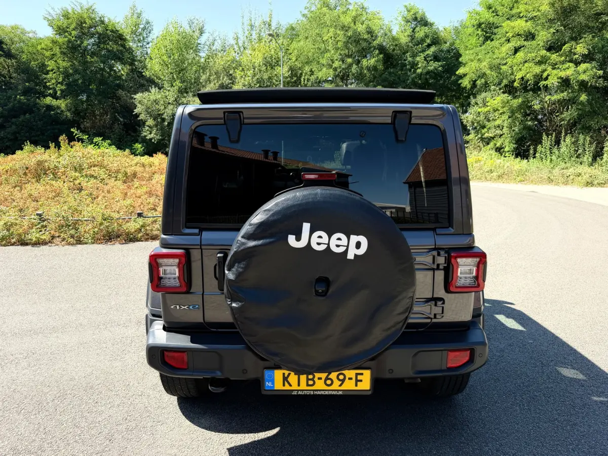 Jeep Wrangler 380 Unlimited/Sahara 2.0 PHEV Softtop AWD 4x4 Leer Navi Led-Xenon