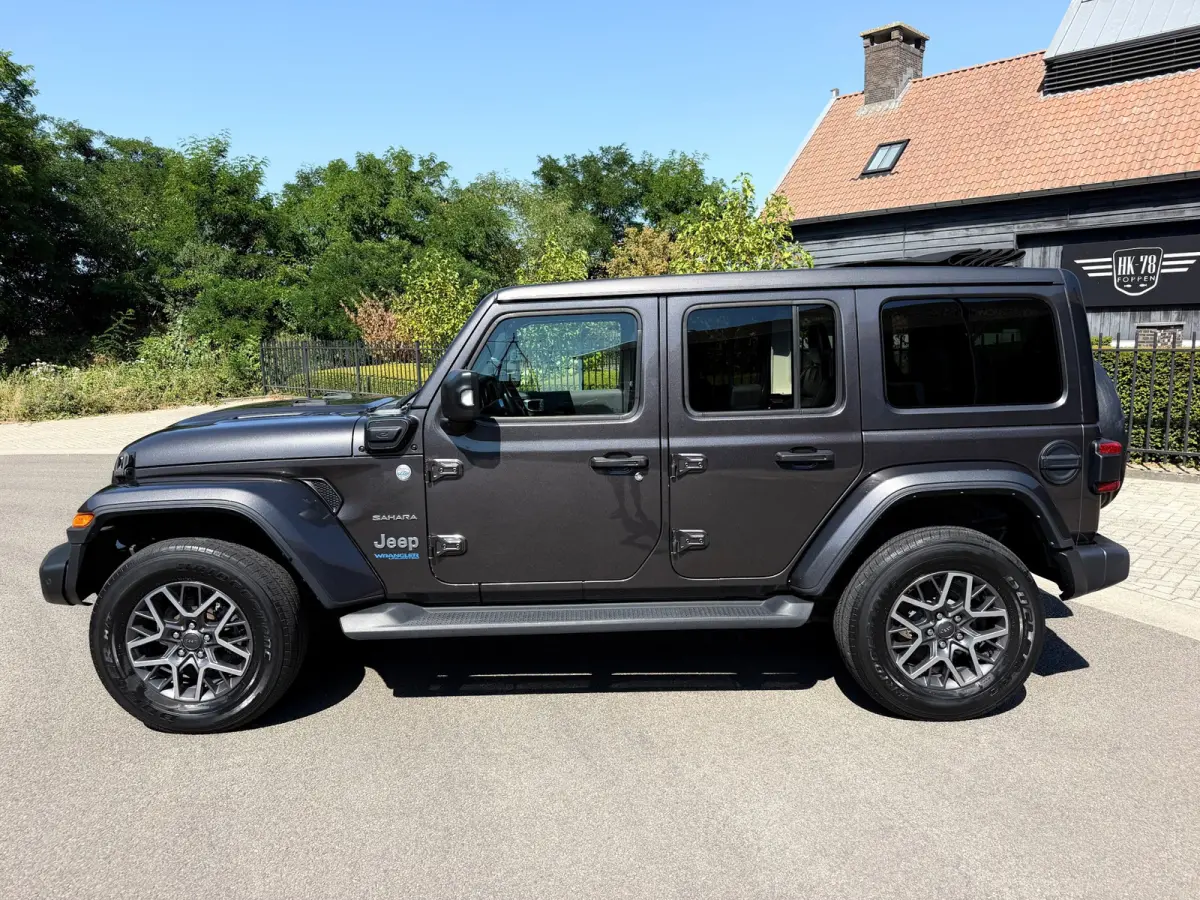 Jeep Wrangler 380 Unlimited/Sahara 2.0 PHEV Softtop AWD 4x4 Leer Navi Led-Xenon