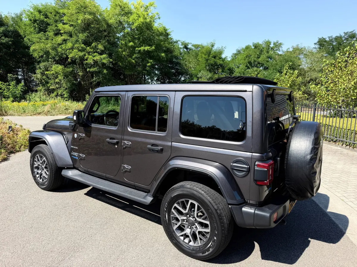Jeep Wrangler 380 Unlimited/Sahara 2.0 PHEV Softtop AWD 4x4 Leer Navi Led-Xenon