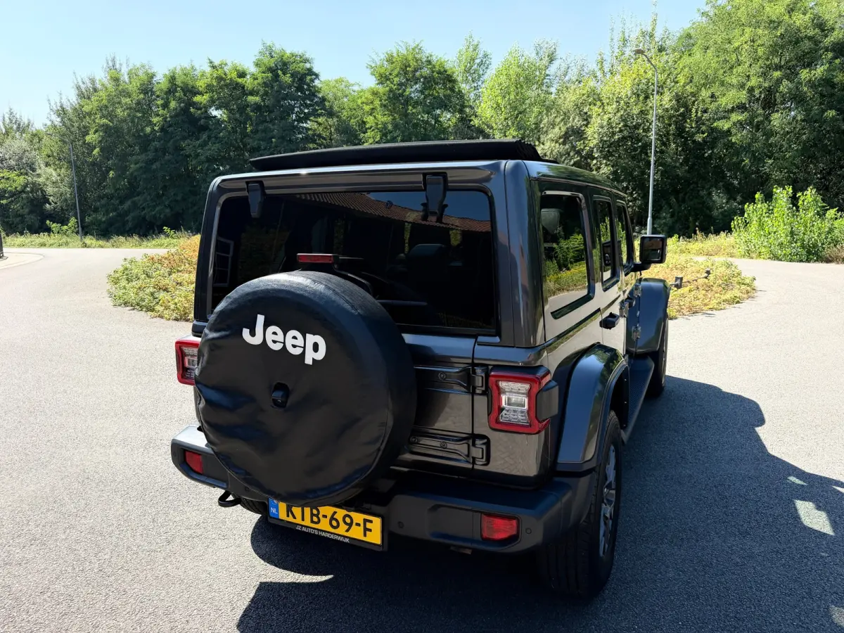 Jeep Wrangler 380 Unlimited/Sahara 2.0 PHEV Softtop AWD 4x4 Leer Navi Led-Xenon