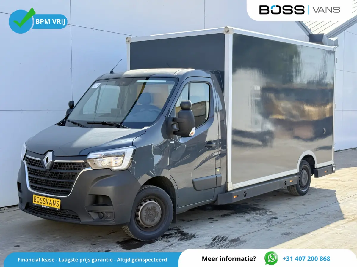 Plancher T35 2.3 DCI 150PK Lowliner Bakwagen Airco Cruise Control Camera Foodtruck Meubelbak Paardenwagen